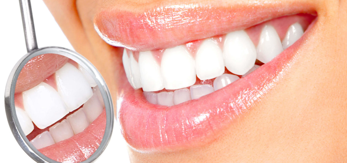 White Teeth with Mirror